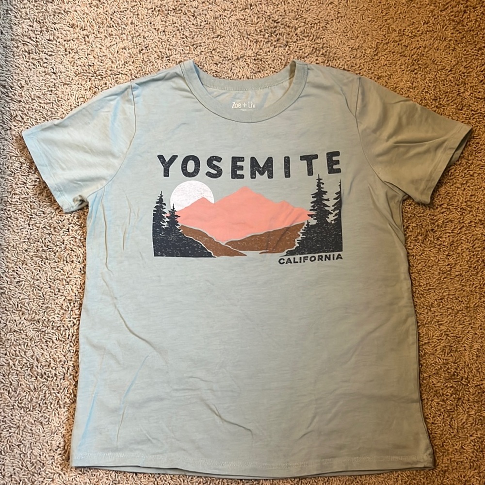 Yosemite green t-shirt